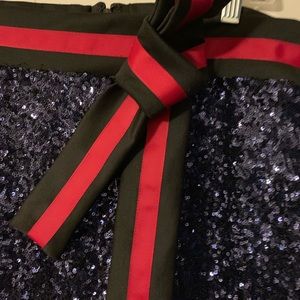 Brand new never worn glitter skirt with ruffles